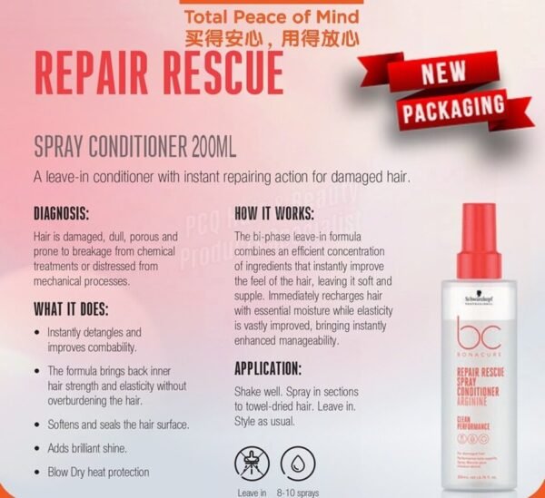 Schwarzkopf BC Bonacure Spray Conditioner 200ML